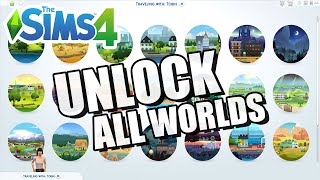 How To Unlock ALL Worlds (Packs/Worlds Guide) - The Sims 4