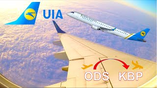 ✈︎ FULL FLIGHT ✈︎ Ukraine International Airways - DOMESTIC - ODESA to KYIV (ODS-KBP)