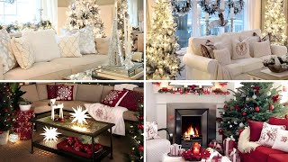 🎄+100 CHRISTMAS DECORATIONS 2024 - CHRISTMAS LIVING ROOM DECORATION IDEAS - CHRISTMAS ORNAMENTS🎄