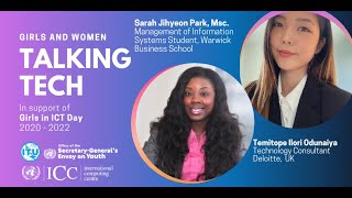 Girls and Women Talking Tech Interview 49 - Temitope Ilori Odunaiya and Sarah Jihyeon Park