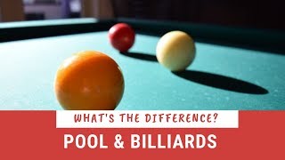 What is the Difference Between Pool and Billiards?