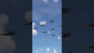 Crazy F35 Lightning Diamond flypast