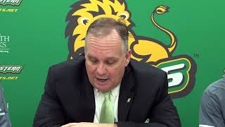 MBB: Central Arkansas 73, Southeastern Louisiana University 71 (Post Game Press Conference 1/5/2019)