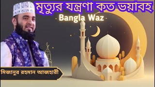 মৃত্যুর যন্ত্রণা কত ভয়াবহ।কিভাবে আজরাইল জান কবজ করে।মিজানুর_রহমান_আজহারী