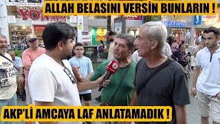 Allah Belasını Versin Bunların !  AKP'li amcaya laf anlatamadık ! Kafayı yemelik röportaj !