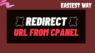 How to Setup Redirect URl in cPanel (2021) | Rbn Web Solutions