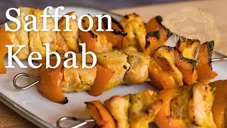 How To Make A Saffron Chicken Kebob | An Indian Recipe