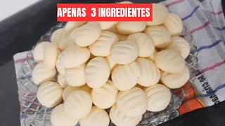 Sequilhos que leva 3 ingredientes são biscoitos leves e crocantes, perfeitos com  chá ou café