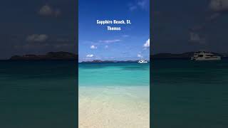 Calming day on Sapphire Beach in St. Thomas, USVI #shorts