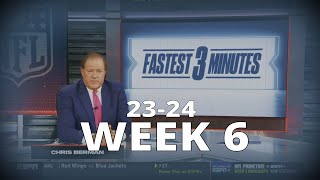 Fastest 3 Minutes | Week 6 2023-24 | Cowboys vs Chargers