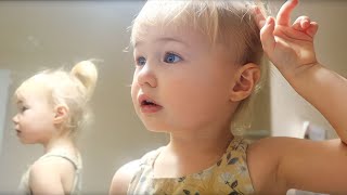 Get Ready with Aubrey & Her Coffee Deprived Mother 😄 Her Sweet Ethan Told Her a Story 😍