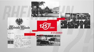 125 Jahre Rheinbahn in 125 Sekunden