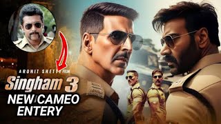 Biggest South STAR Cameo in SINGHAM 3 | Singham Again Official Teaser Update