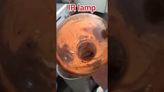 Use of IR lamp in chemistry #shorts #youtubeshorts #njoyscience #short