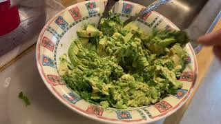 Farmer Troy’s Kitchen … Making 🥑 Guacamole … 😋