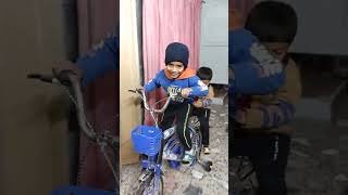 The children are very happy riding a bicycle #kidsvideo #trending