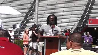 CB Victor Hampton: South Carolina Pro Day Press Conference