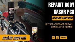 REPAINT / CAT DASHBOARD PCX DENGAN SAPPORO DASHBOARD BROWN