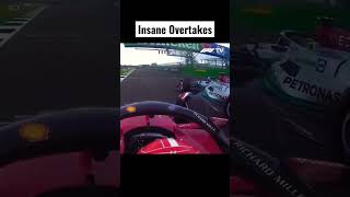 F1 INCREDIBLE OVERTAKES #shorts #f1