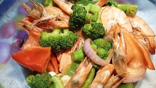 Baked Shrimp and Broccoli || healthy easy cooking