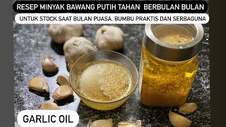 MINYAK BAWANG PUTIH - Bumbu Ajaib Penyedap Alami