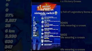 I won fortnite on switch