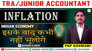 मुद्रास्फीति Inflation for Junior Accountant, RSMSSB Junior Accountant, LDC, TRA, constable vacancy