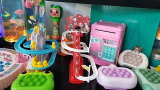 COLLECTION TOYS #viralvideo #trending #fishinggame #ducklings #piggybank #jellyfish #fidget #toys