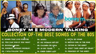 MODERN TALKING - B.O.N.E.Y. M - Greatest Hits Full Album 2022