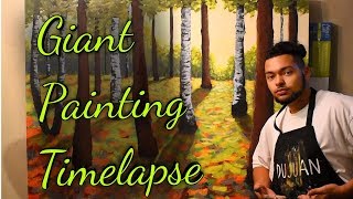 Dujuan Thomas Landscape Painting Time-Lapse