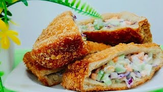 Chicken Bread Pocket /Iftar Recipes/Ramadan recipes/naalumani Palaharam#thetaste