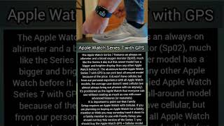 Apple Watch Series 7 with GPS @worl data #apple #watch  #series #gps