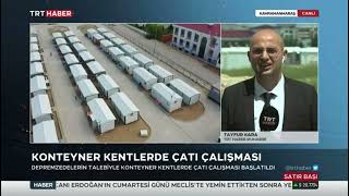 Kahramanmaraş’ta konteynerlere çatı donatısı ekleniyor | TRT Haber