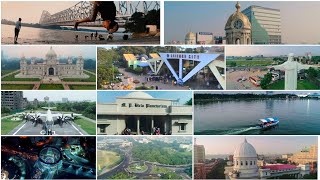 KOLKATA CITY | 2024 | FACTS | THE CITY OF JOY | BENGAL DRONE VIEW | TOP 12 TOURISTS PLACE