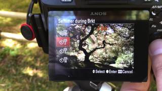 Sony a7R II First Look - Self time with Auto Exposure Bracketing!