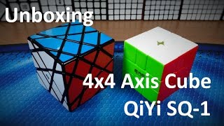 Unboxing - 4x4 Axis Cube & QiYi Square-1 [PT-BR]