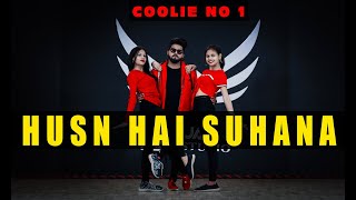 Husnn Hai Suhaana New - Coolie No.1| Dance Cover By U SQUAD FAM ||VarunDhawan | Sara Ali Khan |