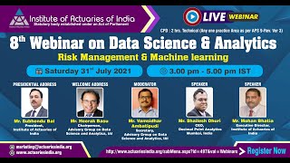 Webinar on Data Science and Analytics- Risk Management & Machine learning (31 July 2021)