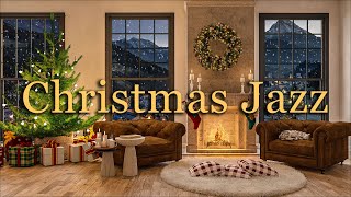 Christmas  Music with a Fireplace 🎄 Christmas Jazz Mix 2023 🎄 Christmas Music Ambience