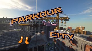 There’s a need to be jumpy! Parkour City | Minecraft map