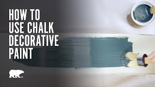 BEHR® Paint | How to Use BEHR® Chalk Decorative Paint