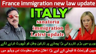 new immigration in italy|Italy sanatoria immigration great news|italy permanent residence visa