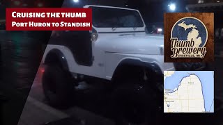 Cruising the thumb of Michigan in a 45 year old Jeep CJ-5