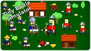 BATALHAS ÉPICAS POR TERRITÓRIOS! ⚔ - Tiny Battle Simulator