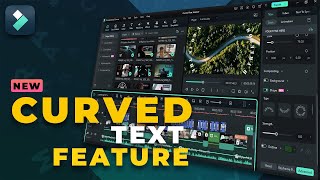 What's new in FILMORA| Curved Text Feature