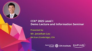 CFA 2025 Level I - Alternative Investments - Jonathan Lau - BA Econ, CFA