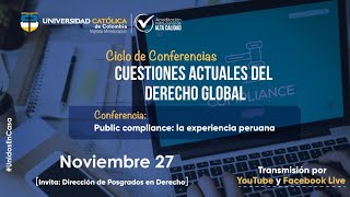 Public Compliance: la experiencia peruana.