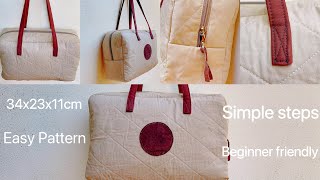 How to make a shoulder / top handle tote#bagsewing #easybag #sewgirleebags #diy #bagdesign #upcycle