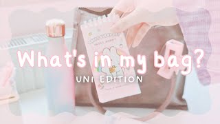 What's In My Bag | Pinterest School Girl | Essentials (Uni Bag) 𐙚⋆˚⟡˖ ࣪