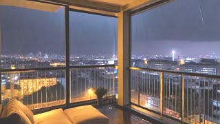 Rain Ambience for Deep Sleep | Cozy Bedroom and Rain Sound | Relax and Study